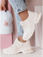 Dámske tenisky na hrubšej podrážke SOFTLACE beige FashionStreet ZY0655