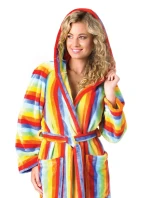 Dámsky župan 3156 Capri s kapucňou - Vestis