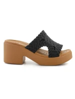 Crocs Brooklyn Woven Slide Heel W 209979-001 Crocs Brooklyn Woven Slide Heel W 209979-001