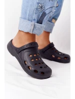 Damskie Klapki Sandały Lekkie Czarne Piankowe EVA