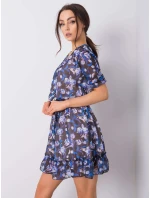 Šaty LK SK 507627.39 čierna a modrá