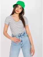 Blúzka TW BZ BL 005.39X biela a čierna