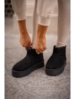 Nízke tenisky na platforme Big Star Black