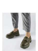 Dámske mokasíny 100-353 Khaki tmavozelená - Solea Dámske mokasíny 100-353 Khaki tmavozelená - Solea