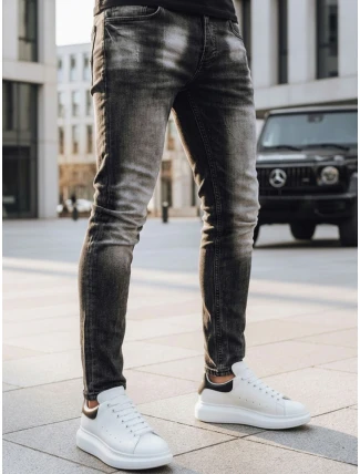 Pánske čierne nohavice FashionStreet UX3818