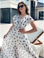 MARISOL maxi šaty svetlo šedé FashionStreet EY2501 MARISOL maxi šaty svetlo šedé FashionStreet EY2501