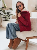 Dámska manšestrová bunda TRENDYGLAM bordová FashionStreet TY4942