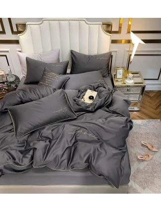 Posteľná bielizeň Bavlnené slovo Výšivka z mikrovlákna FHL-2606 160x200 Posteľná bielizeň Bavlnené slovo Výšivka z mikrovlákna FHL-2606 160x200