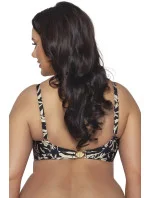 Dámska plavková podprsenka SK-185 Mocca with Black - AVA