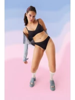 Dámske nohavičky GO Ribbed R Tai C2P - BLACK - black 0004 - SLOGGI Dámske nohavičky GO Ribbed R Tai C2P - BLACK - black 0004 - SLOGGI