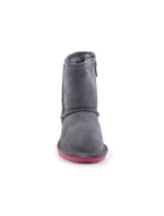 Detské zimné topánky Emma pre batoľatá 608TZ-903 Charcoal Pomberry - BearPaw