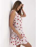Šaty LK SK 506962 1.63P bielo-červené Šaty LK SK 506962 1.63P bielo-červené