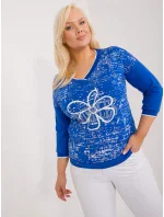 Blúzka RV BZ 9442.27 kobalt