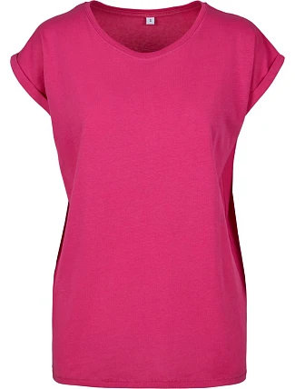 Build your Brand BY 021 Dámske tričko 56.0021 hibiscus pink