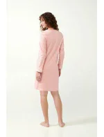 Vamp - Ružová bavlnená nočná košeľa 21428 - Vamp