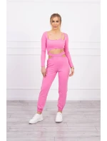 Sada s blúzkou svetlo ružová