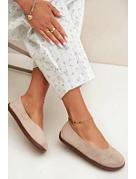 Dámske béžové balerínky Hollin v štýle barefoot Dámske béžové balerínky Hollin v štýle barefoot