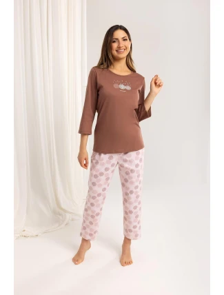 Regina 702 3/4 2XL Z25/26 dámske pyžamo Regina 702 3/4 2XL Z25/26 dámske pyžamo