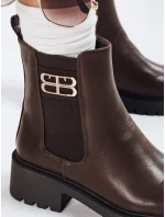 FashionStreet hnedé dámske topánky ZY1105