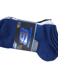 Skechers Chlapci 6ks Nefroté nízky strih S115057-BLU Modrá 31-34