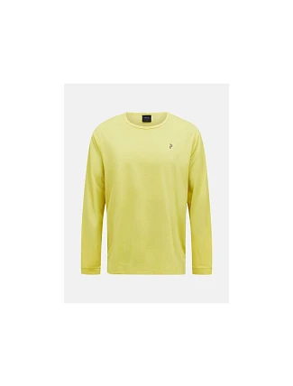 Pánske tričko PEAK PERFORMANCE M Trail Longsleeve, žltá farba Pánske tričko PEAK PERFORMANCE M Trail Longsleeve, žltá farba