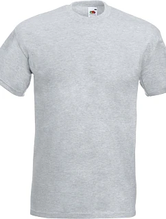 Tričko Fruit of the Loom Super Premium T 16.1044, melírovaná šedá