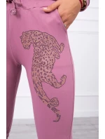 Zirkónová sada panther tmavo ružová