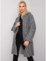 Dámsky kabát TW CZ BI 21715 1.87P tmavo šedý