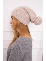 Fleecová čiapka Justyna K253 light beige Fleecová čiapka Justyna K253 light beige