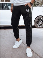 Pánske bojové nohavice čierne FashionStreet UX4372 Pánske bojové nohavice čierne FashionStreet UX4372