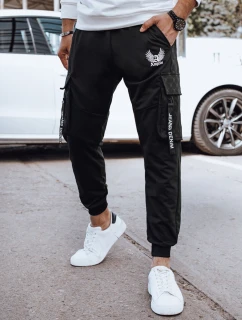 Pánske bojové nohavice čierne FashionStreet UX4372
