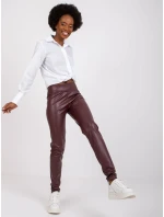 Legíny RV LG 6007.11 tmavo červená