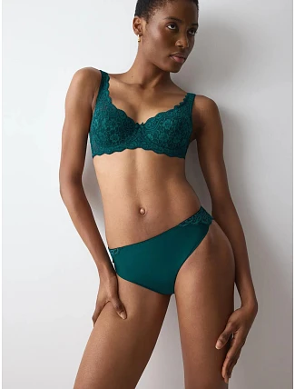 Dámske nohavičky Amourette Tai v zelenej farbe Teal Green – TRIUMPH Dámske nohavičky Amourette Tai v zelenej farbe Teal Green – TRIUMPH