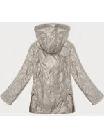 Dámska prešívaná bunda S'West s odnímateľnou kapucňou Light Beige (B8356-70) Dámska prešívaná bunda S'West s odnímateľnou kapucňou Light Beige (B8356-70)