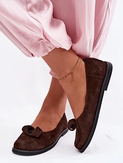 Kožené semišové topánky Zazoo 379 Chocolate Semi Boots