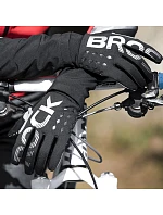 Zateplené cyklistické rukavice Rockbros, dlhé, veľkosť: M - čierno-šedé Zateplené cyklistické rukavice Rockbros, dlhé, veľkosť: M - čierno-šedé