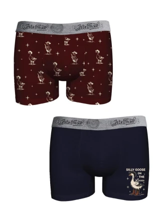 Pánske boxerky John Frank JF2BEF42 2PACK