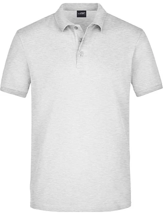 Daiber JN 710 Pánske elastické polo tričko z piké 02.0710 šedá melírovaná Daiber JN 710 Pánske elastické polo tričko z piké 02.0710 šedá melírovaná