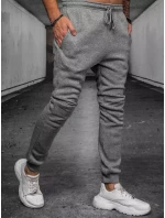 Svetlošedé pánske nohavice FashionStreet UX3890