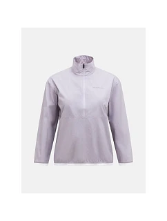 Dámska bunda PEAK PERFORMANCE W Half Zip Wind Jacket, sivá