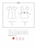 Župan 825-PEI peignoir - Obsessive