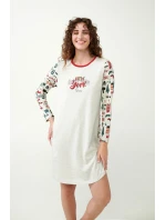 Vamp - Dámska nočná košeľa s potlačou 21654 - Vamp