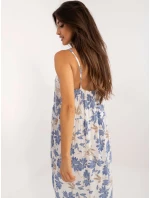 Šaty DHJ SK 7772.25 bielo-modré Šaty DHJ SK 7772.25 bielo-modré