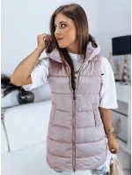 Dámska prešívaná vesta BRITA pink FashionStreet TY3231