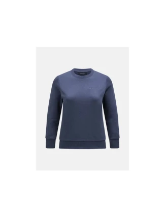 Mikina Peak Performance W Original Small Logo Crew blue