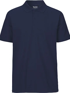Neutral O 20080 Pánske polo tričko z bio bavlny 77.2080, tmavomodré
