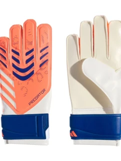 Detské brankárske rukavice adidas Predator Training bielo-oranžové JN5361