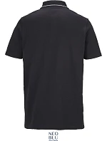 NEOBLU Orel Unisex piqué polo z hrubej bavlny 24.4337 tmavočierna NEOBLU Orel Unisex piqué polo z hrubej bavlny 24.4337 tmavočierna