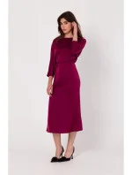 Dámske šaty K177 burgundy - Makover