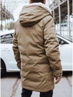 FashionStreet pánska tmavobéžová zimná bunda TX4592